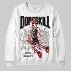 Bred 11s DopeSkill Sweatshirt Thunder Dunk Graphic