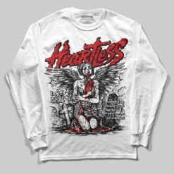 Fire Red 3s DopeSkill Long Sleeve T-Shirt Heartless Graphic