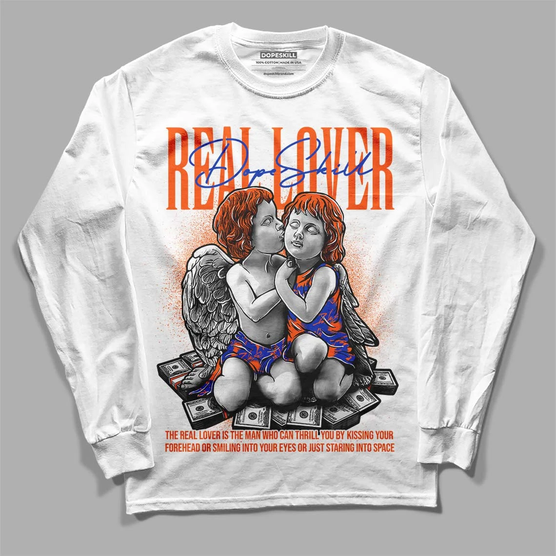 Dunk Low Futura Orange Blaze DopeSkill Long Sleeve T-Shirt Real Lover Graphic 1 Dunk Low Futura Orange Blaze DopeSkill Long Sleeve T-Shirt Real Lover Graphic