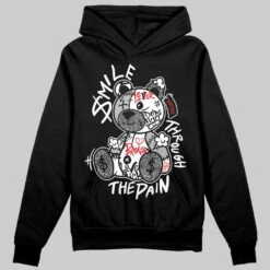 Black Cement 3s DopeSkill Hoodie Sweatshirt Smile Through The Pain Graphic