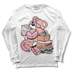Legend Pink 11s DopeSkill Long Sleeve T-Shirt Bear Steals Sneaker Graphic