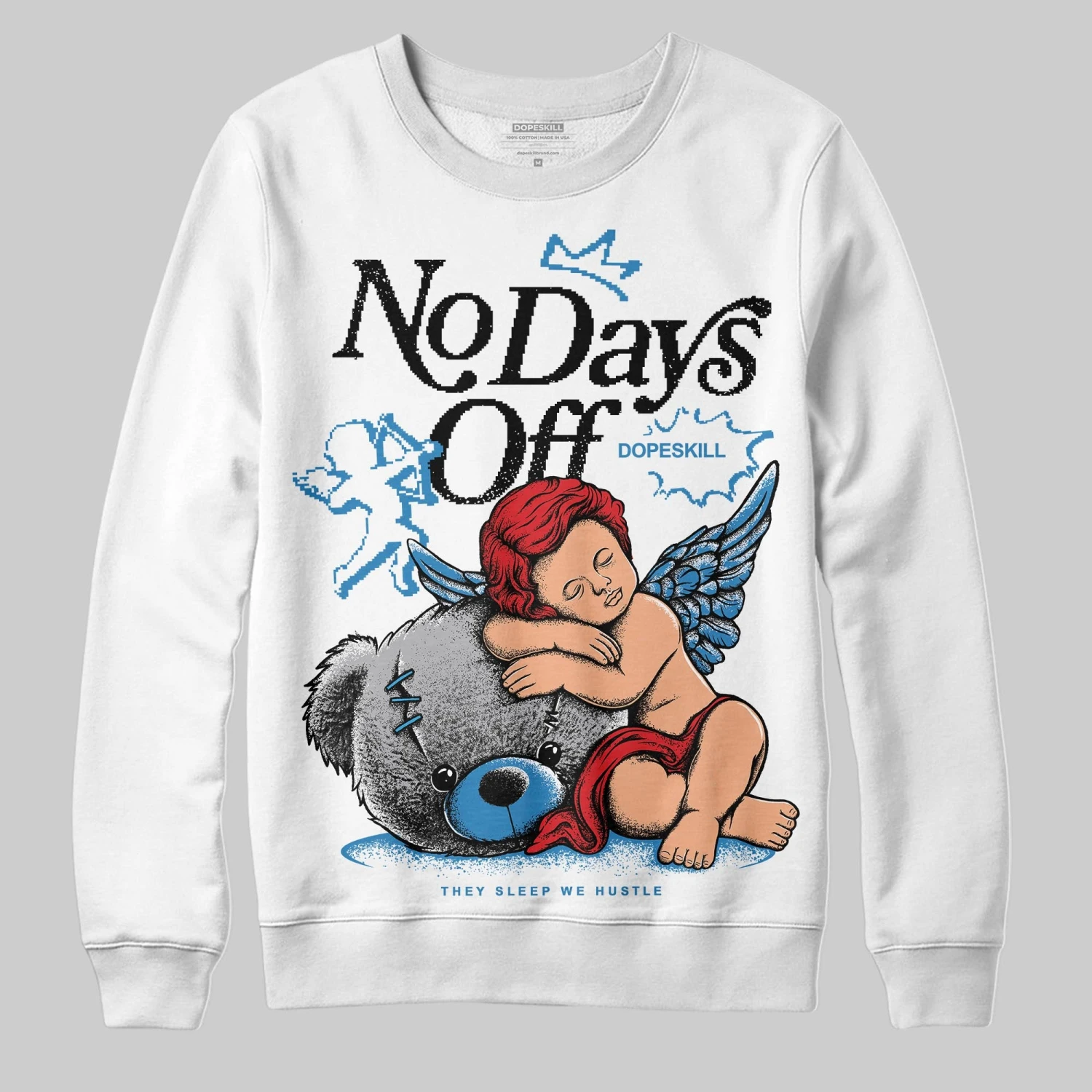 Rare Air 3s DopeSkill Sweatshirt New No Days Off Graphic 2 Rare Air 3s DopeSkill Sweatshirt New No Days Off Graphic - Image 2
