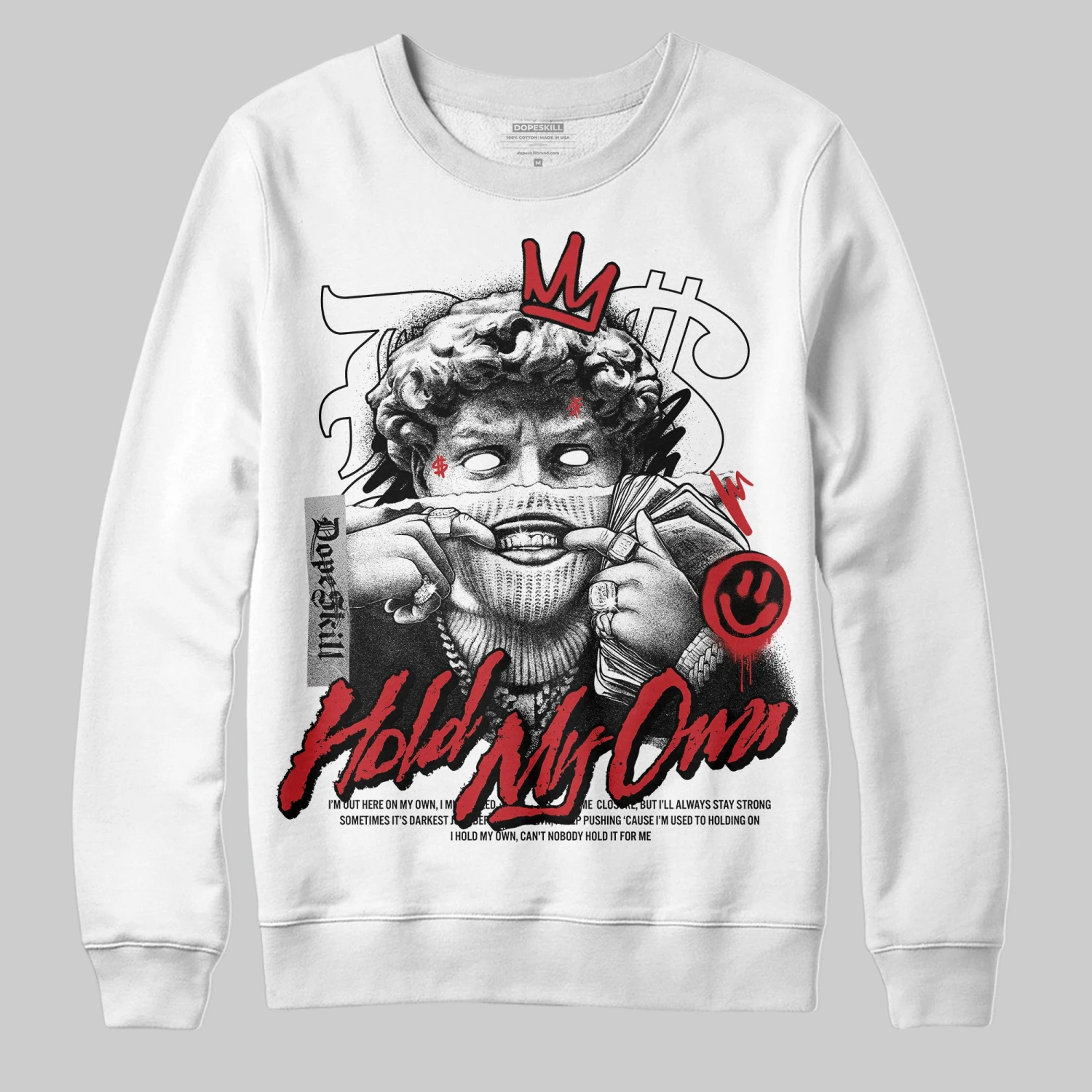 Bred 11s DopeSkill Sweatshirt In My Way Graphic 1 Bred 11s DopeSkill Sweatshirt In My Way Graphic