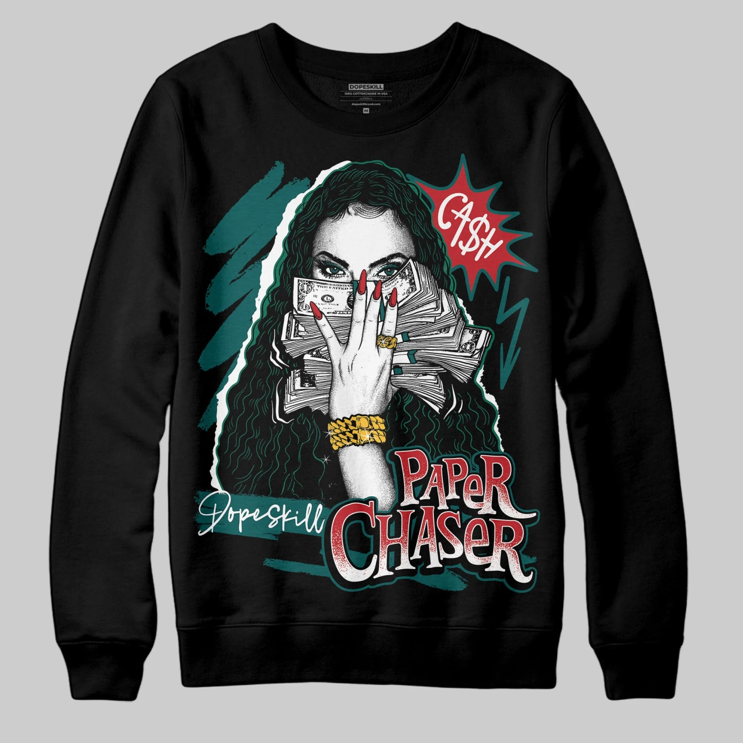 Gel 1130 White Dark Neptune DopeSkill Sweatshirt NPC Graphic 2 Gel 1130 White Dark Neptune DopeSkill Sweatshirt NPC Graphic - Image 2