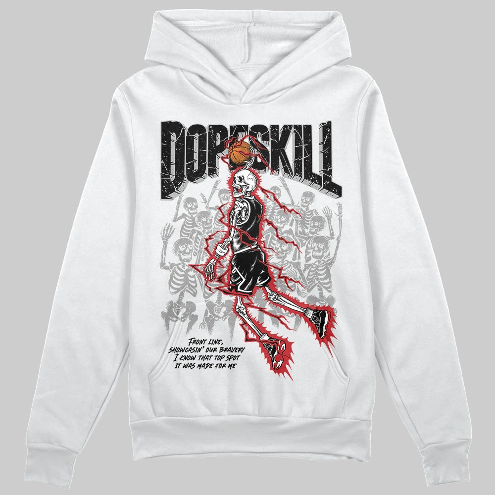 Bred Velvet 11s DopeSkill Hoodie Sweatshirt Thunder Dunk Graphic 2 Bred Velvet 11s DopeSkill Hoodie Sweatshirt Thunder Dunk Graphic - Image 2