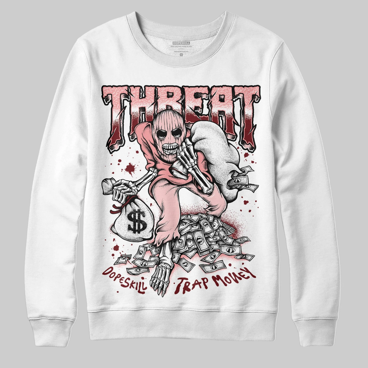 VALENTINE'S Day 3s DopeSkill Sweatshirt Threat Graphic 1 VALENTINE'S Day 3s DopeSkill Sweatshirt Threat Graphic