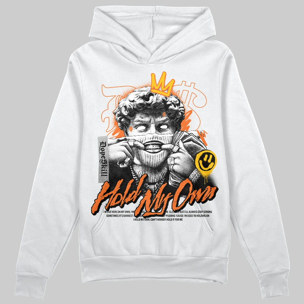 Orange Black White DopeSkill Hoodie Sweatshirt In My Way Graphic 1 Orange Black White DopeSkill Hoodie Sweatshirt In My Way Graphic