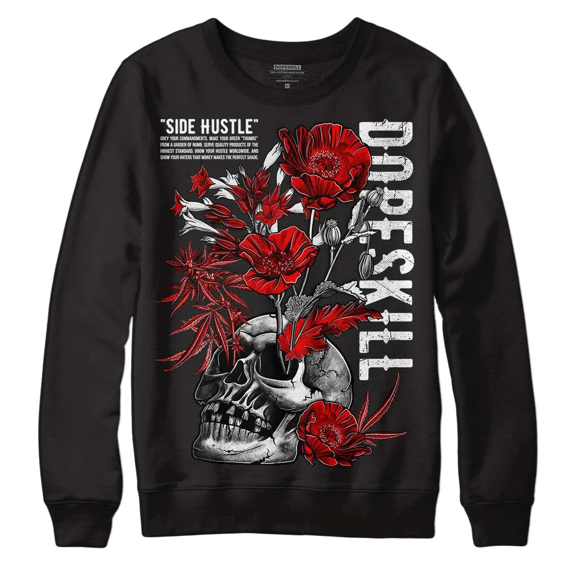 Dunk Low Panda White Black DopeSkill Sweatshirt Side Hustle Graphic 1 Dunk Low Panda White Black DopeSkill Sweatshirt Side Hustle Graphic