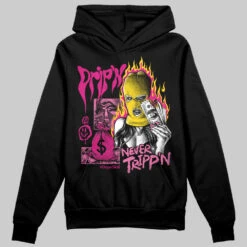 Rick RO Pink Leather Sneakers DopeSkill Hoodie Sweatshirt Drip'n Never Tripp'n Graphic