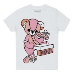 Legend Pink 11s DopeSkill Toddler Kids T-shirt Sneakerhead BEAR Graphic