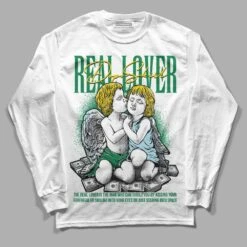 Lucky Green 5s DopeSkill Long Sleeve T-Shirt Real Lover Graphic