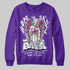 Grape 5s DopeSkill Sweatshirt Angels Graphic 7 Grape 5s DopeSkill Sweatshirt Angels Graphic -Dopeskill Brand 1 0a144fe4 6090 4480 95c6 3e986c2a320c