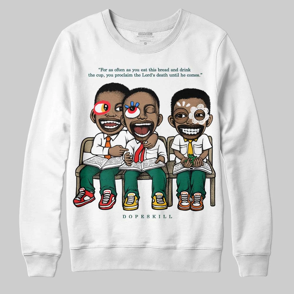 Oxidized Green 4s DopeSkill Sweatshirt First Sunday Graphic 1 Oxidized Green 4s DopeSkill Sweatshirt First Sunday Graphic