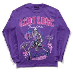Court Purple 13s DopeSkill Purple Long Sleeve T-Shirt Cant Lose Graphic