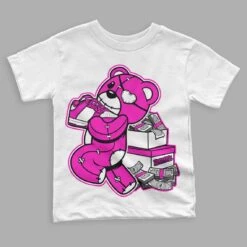 Dunk Low Active Fuchsia DopeSkill Toddler Kids T-shirt Bear Steals Sneaker Graphic