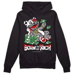 Dunk Panda White Black DopeSkill Hoodie Sweatshirt Born To Be Rich Graphic