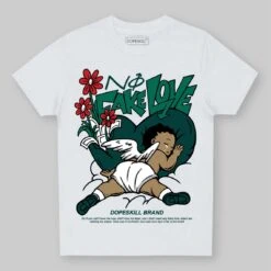 Oxidized Green 4s DopeSkill Toddler Kids T-shirt No Fake Love Graphic