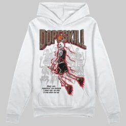 Olive 9s DopeSkill Hoodie Sweatshirt Thunder Dunk Graphic