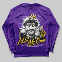 Field Purple 12s DopeSkill Purple Long Sleeve T-Shirt In My Way Graphic