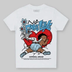 Legend Blue 11s DopeSkill Toddler Kids T-shirt No Fake Love Graphic