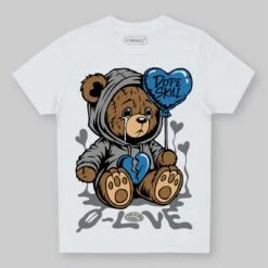 Cool Grey 9s DopeSkill Toddler Kids T-shirt Broken Bear Graphic