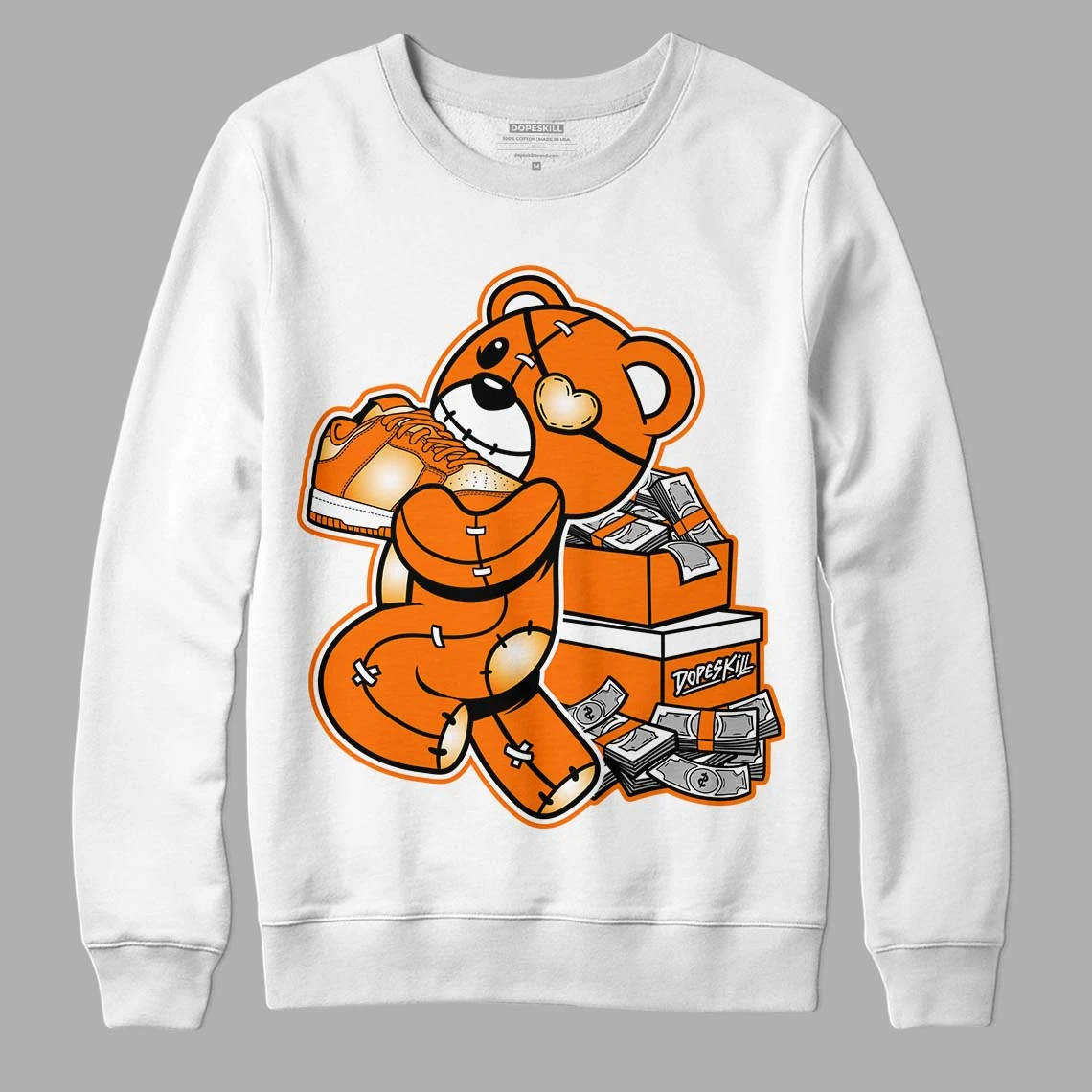 Dunk Low Magma Orange DopeSkill Sweatshirt Bear Steals Sneaker Graphic 1 Dunk Low Magma Orange DopeSkill Sweatshirt Bear Steals Sneaker Graphic