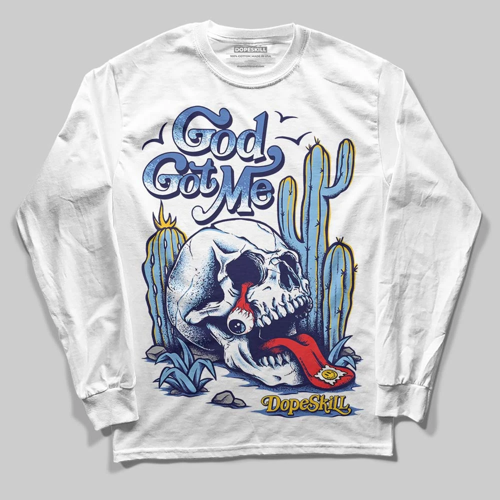 University Blue Collection DopeSkill Long Sleeve T-Shirt God Got Me Graphic 1 University Blue Collection DopeSkill Long Sleeve T-Shirt God Got Me Graphic