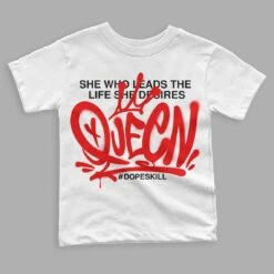 Cherry 12s DopeSkill Toddler Kids T-shirt Queen Graphic