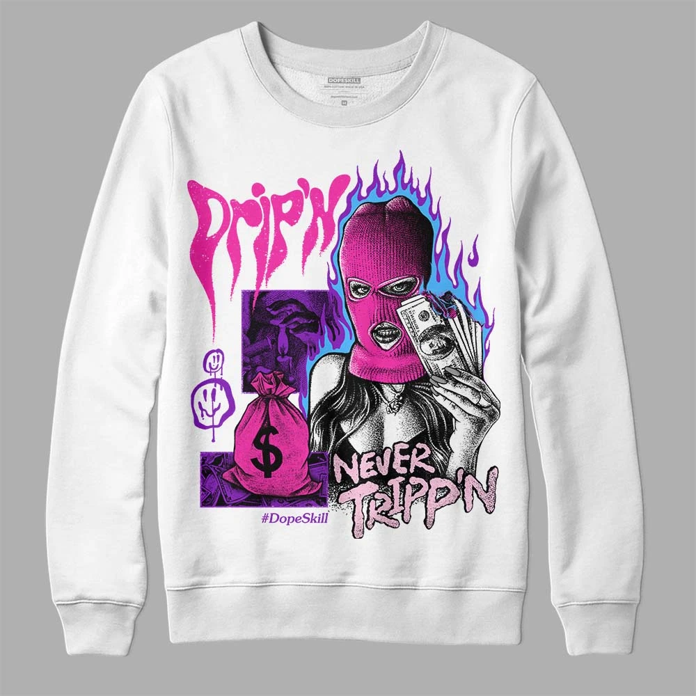 Pink Collection DopeSkill Sweatshirt Drip'n Never Tripp'n Graphic 1 Pink Collection DopeSkill Sweatshirt Drip'n Never Tripp'n Graphic