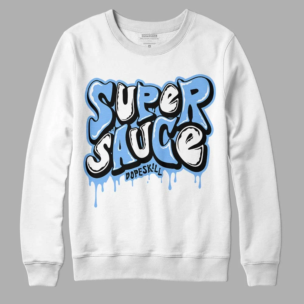 Powder Blue 9s DopeSkill Sweatshirt Super Sauce Graphic 1 Powder Blue 9s DopeSkill Sweatshirt Super Sauce Graphic