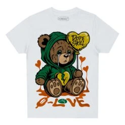 Green Collection DopeSkill Toddler Kids T-shirt Broken Bear Graphic