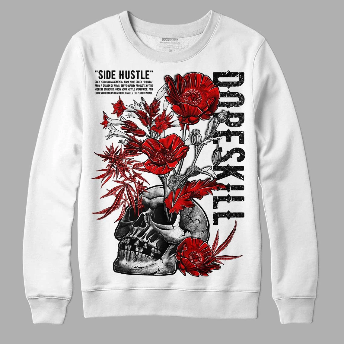 Dunk Low Panda White Black DopeSkill Sweatshirt Side Hustle Graphic 2 Dunk Low Panda White Black DopeSkill Sweatshirt Side Hustle Graphic - Image 2