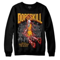Black Taxi 12s DopeSkill Sweatshirt Thunder Dunk Graphic