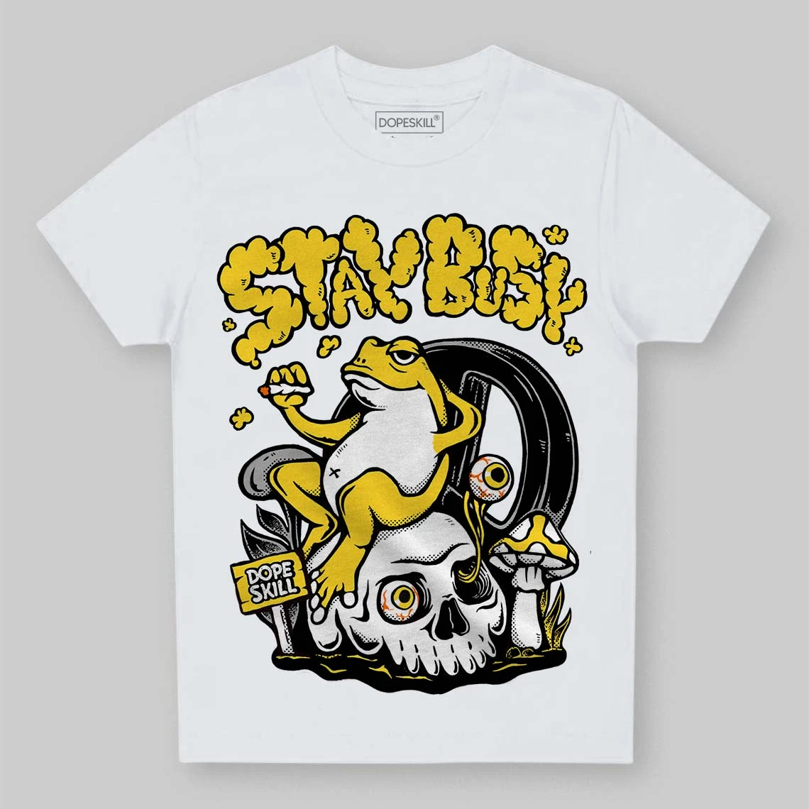 Black Tour Yellow AJ 4 Thunder DopeSkill Toddler Kids T-shirt Stay Busy Graphic 2 Black Tour Yellow AJ 4 Thunder DopeSkill Toddler Kids T-shirt Stay Busy Graphic - Image 2