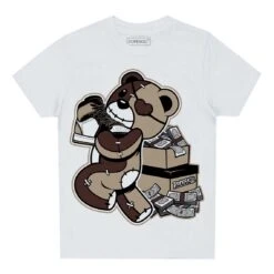 Latte 1s DopeSkill Toddler Kids T-shirt Bear Steals Sneaker Graphic