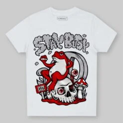 Red Cement 4S DopeSkill Toddler Kids T-shirt Stay Busy Graphic