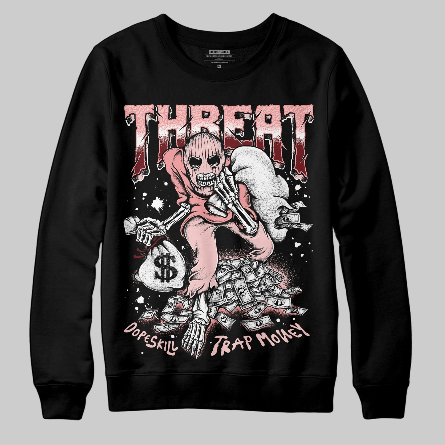 VALENTINE'S Day 3s DopeSkill Sweatshirt Threat Graphic 2 VALENTINE'S Day 3s DopeSkill Sweatshirt Threat Graphic - Image 2