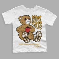 Wheat 13s DopeSkill Toddler Kids T-shirt Love Kills Graphic