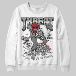 Cool Grey 9s DopeSkill Sweatshirt Threat Graphic