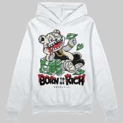 Reverse Metallic 5s DopeSkill Hoodie Sweatshirt Born To Be Rich Graphic