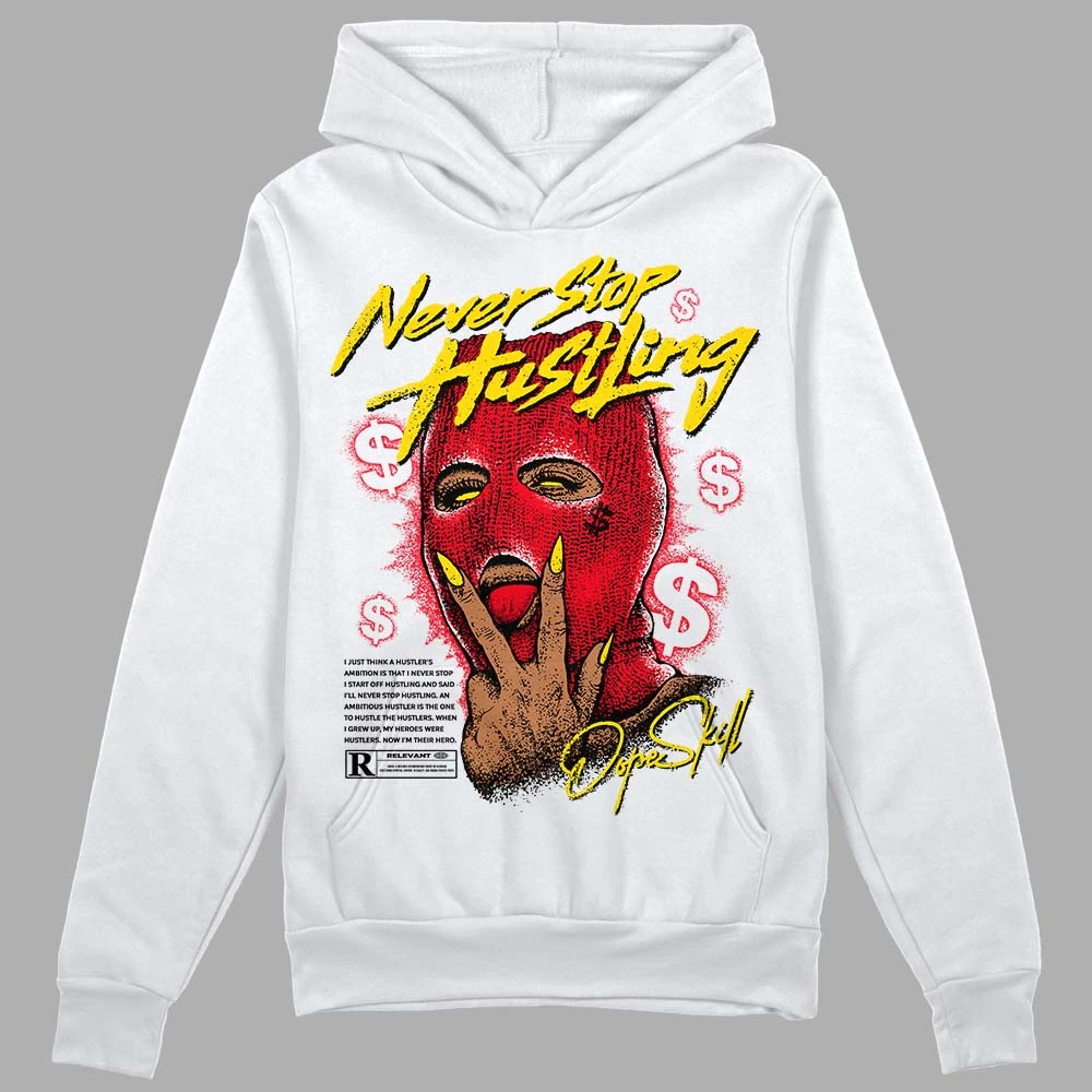 Red Thunder 4s DopeSkill Hoodie Sweatshirt Never Stop Hustling Graphic 2 Red Thunder 4s DopeSkill Hoodie Sweatshirt Never Stop Hustling Graphic - Image 2