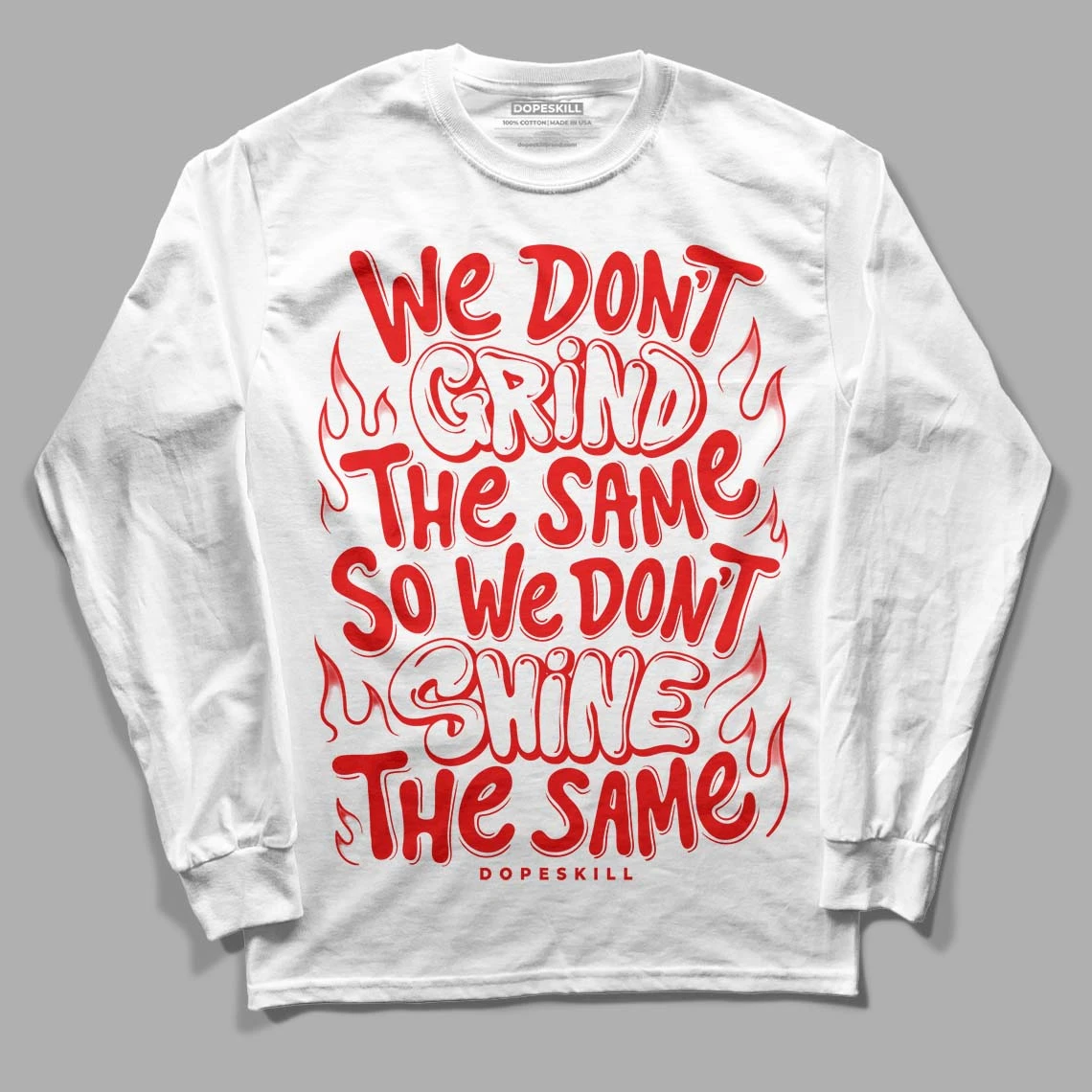 Cherry 11s DopeSkill Long Sleeve T-Shirt Grind Shine Graphic 1 Cherry 11s DopeSkill Long Sleeve T-Shirt Grind Shine Graphic