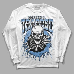 University Blue 5s DopeSkill Long Sleeve T-Shirt Trapped Halloween Graphic