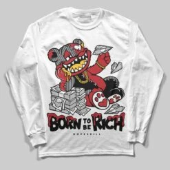 Ferrari 14s DopeSkill Long Sleeve T-Shirt Born To Be Rich Graphic
