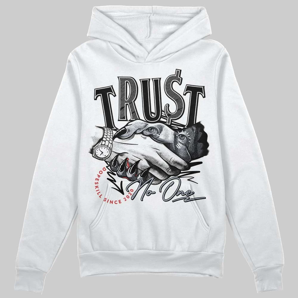 Bred Reimagined 4s DopeSkill Hoodie Sweatshirt Trust No One Graphic 2 Bred Reimagined 4s DopeSkill Hoodie Sweatshirt Trust No One Graphic - Image 2