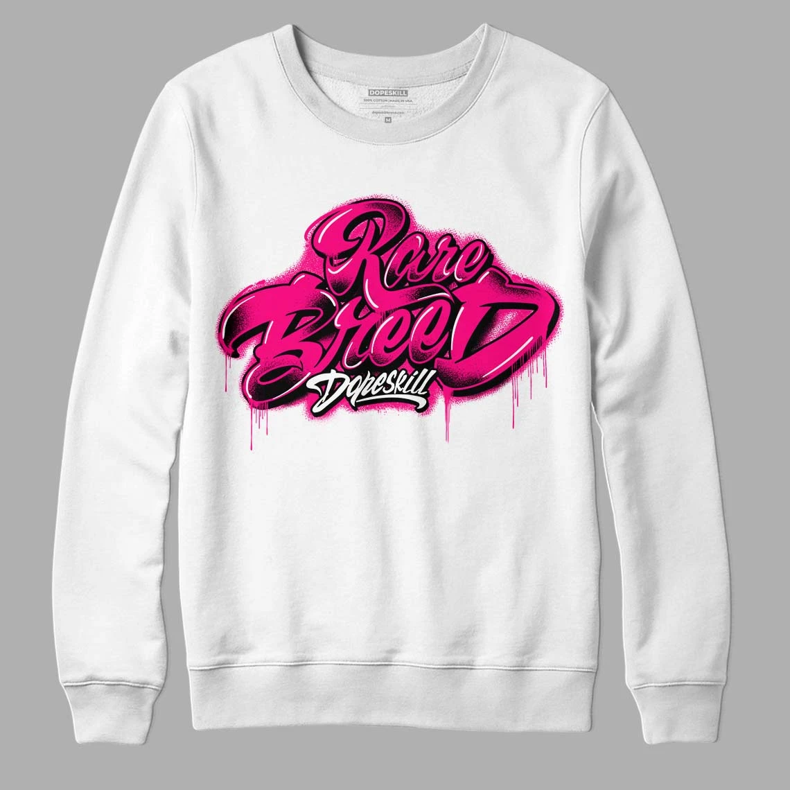 Fierce Pink 1s DopeSkill Sweatshirt Rare Breed Type Graphic 1 Fierce Pink 1s DopeSkill Sweatshirt Rare Breed Type Graphic