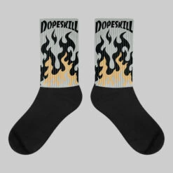 1906R âWhite Goldâ DopeSkill Sublimated Socks FIRE Graphic