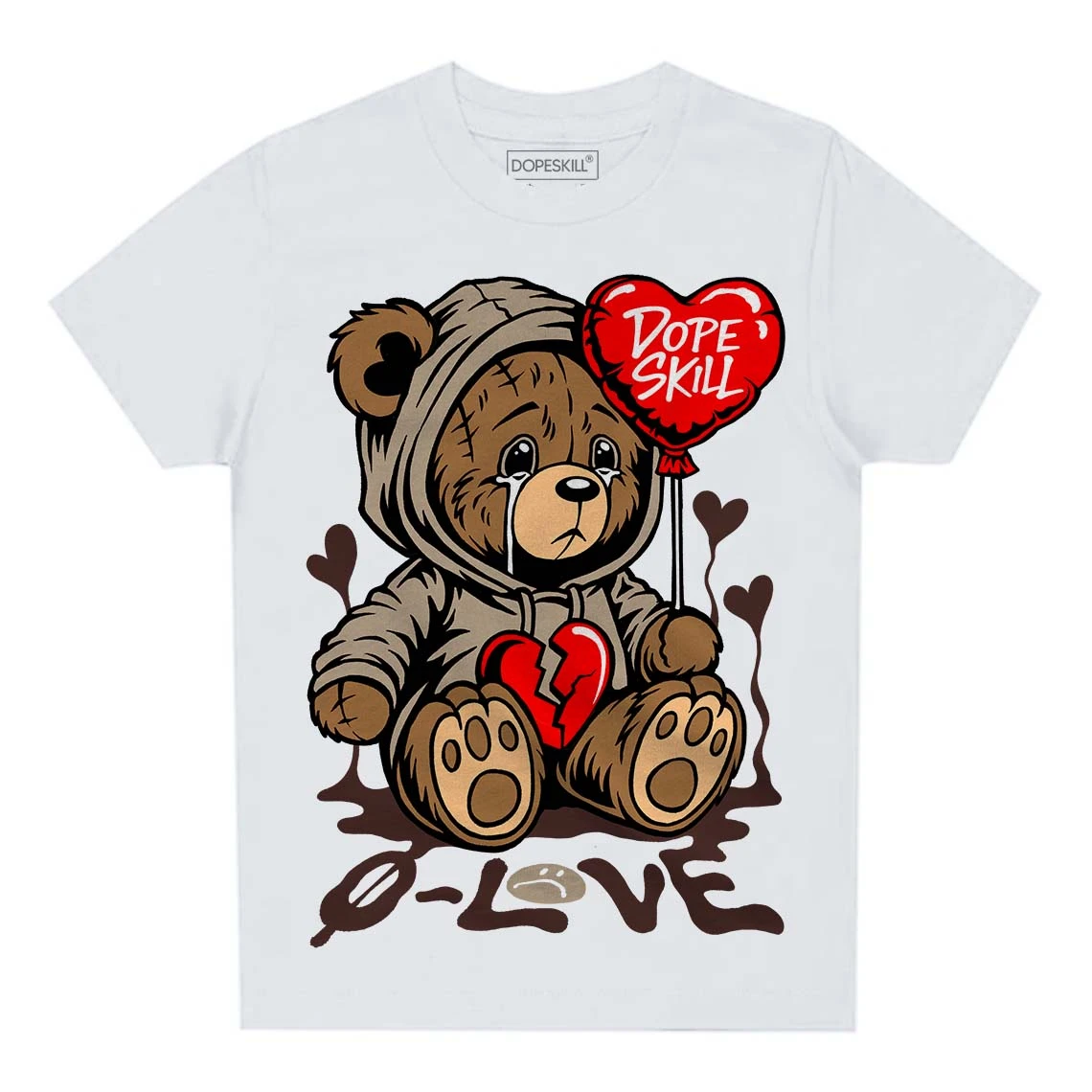 Latte 1s DopeSkill Toddler Kids T-shirt Broken Bear Graphic 1 Latte 1s DopeSkill Toddler Kids T-shirt Broken Bear Graphic