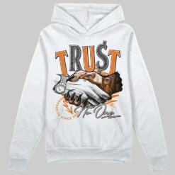 Orange Black White DopeSkill Hoodie Sweatshirt Trust No One Graphic