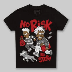 Black Cement 3s DopeSkill Toddler Kids T-shirt No Risk No Story Graphic